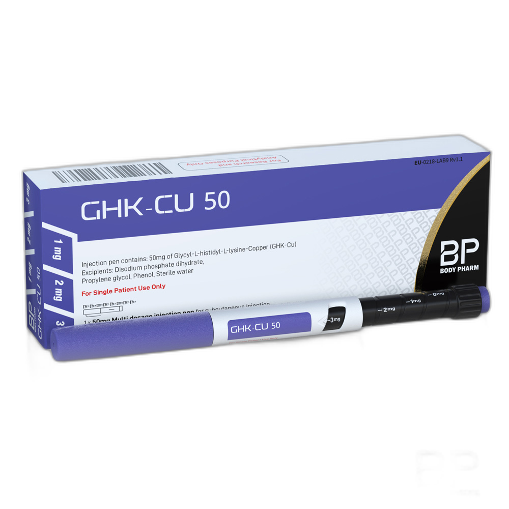 Body Pharm GHK-Cu 50 mg pen and box